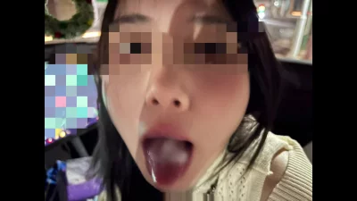 [原创] 口爆特写，在车上口爆的绝对爽感，未打码